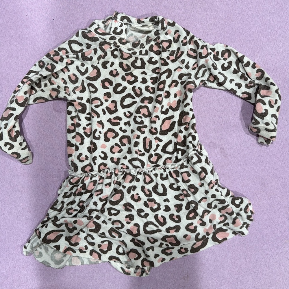 Angel Dear x Spearmint love Leopard twirl dress